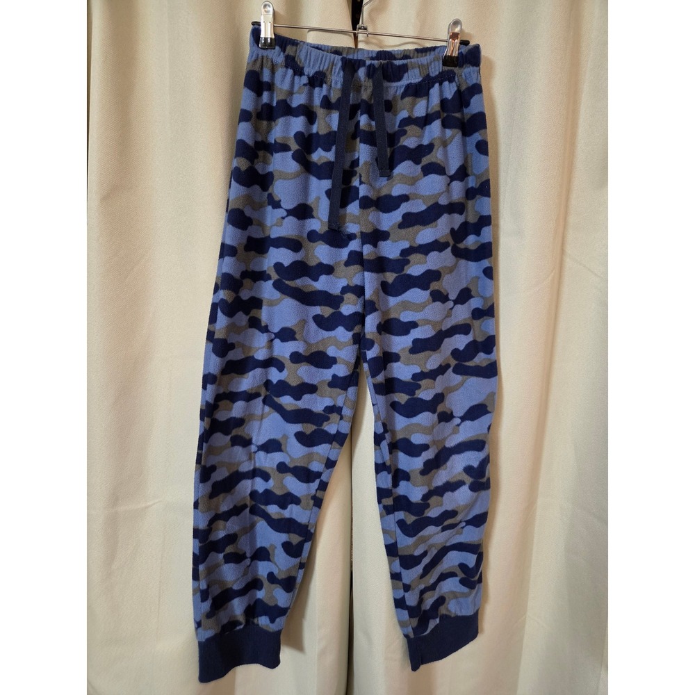 Canyon Creek Boys Blue Camo Fleece Pajama Pants Size XL Drawstring Waist